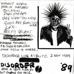 Live At The Blitz, Oslo (Live)