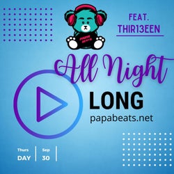 All night long (feat. Thir13een) [Radio Edit]