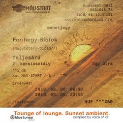 Tounge of Lounge - Sunset Ambient (Compiled by Voice of All)