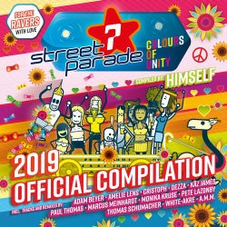 Capa de Street Parade 2019 Official Compilation (Compiled by Himself) (Colours of Unity)