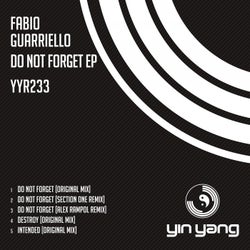 Fabio Guarriello - Do Not Forget EP
