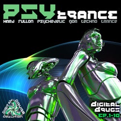Digital Drugs Coalition Psy Trance Hard Fullon Psychedelic Goa Techno EP's 1-10