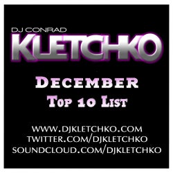 DJ Kletchko December Top 10 List