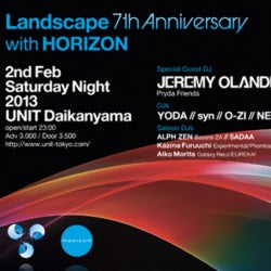 LANDSCAPE'S GUEST DJ PICK UP -Jeremy Olander-