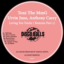Loving You Tonite ( Remixes, Pt. 2 )