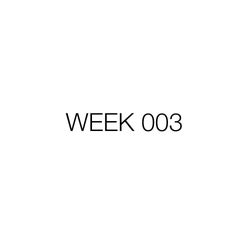 WEEK 003