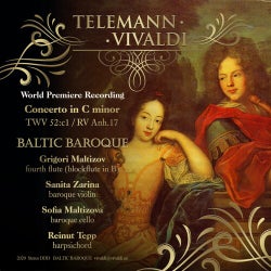 Telemann / Vivaldi Concerto in C Minor TWV 52 : C1 / RV Anh.17 World Premiere Recording from Baltic Baroque / Grigori Maltizov