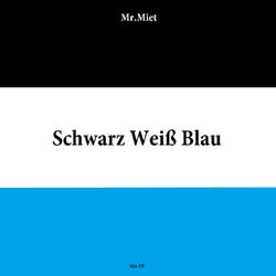 Schwarz Weiß Blau