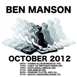 Ben Manson October Top 10