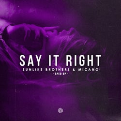 Say It Right (Sped Up) [Extended Mix]