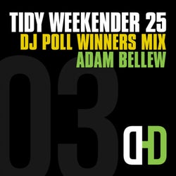 Tidy Weekender 25: DJ Poll Winners Mix 03 - Adam Bellew