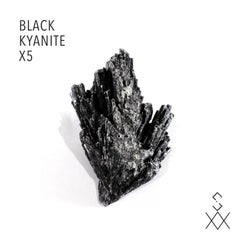 Black Kyanite x5