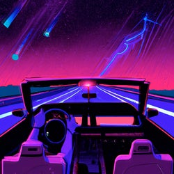Driving on the Night Highway