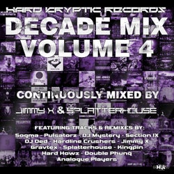 Hard Kryptic Records Decade Mix, Vol. 4 (Continuously Mixed by Jimmy X & Splatterhouse)