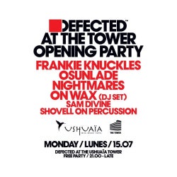 Defected Opening party at Ushuaia Tower Chart