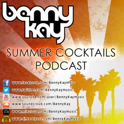 Benny Kay Summer Cocktails Chart