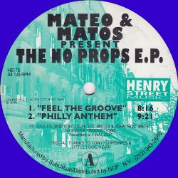 Mateo & Matos present The No Props E.P.