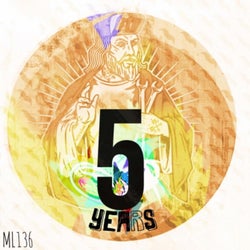 Moustache Label Anniversary 5 Years