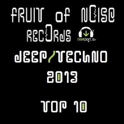 Fruit Of Noise Records Deep/Techno 2013 Top10