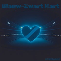 Blauw-Zwart Hart