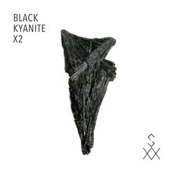 Black Kyanite x2