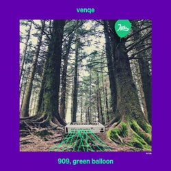 909, green balloon