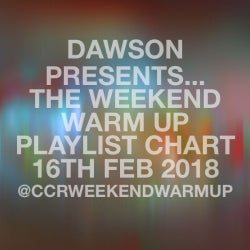 The Weekend Warm up Playlist Chart 16/2