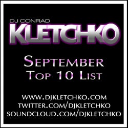 DJ Kletchko - September Top 10 List