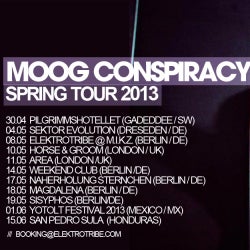 Spring Tour 2013 Chart