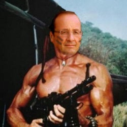 François Hollande "Military Jihad Chart "