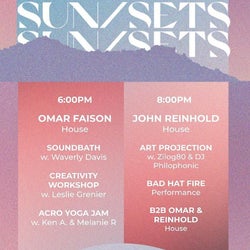 SUN/SET Mountain Vibe Times