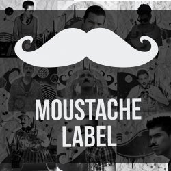 END OF YEAR MOUSTACHE LABEL