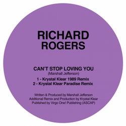 Can't Stop Loving You - Krystal Klear Remixes
