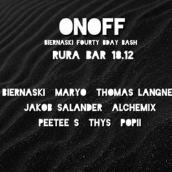 ONOFF | 18.12 | Biernaski bday bash