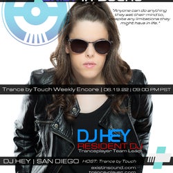 DJ HEY | San Diego | TRANCE BY TOUCH BLIND DJ