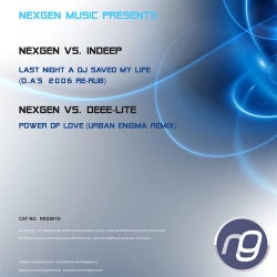 NexGen Vs Indeep / Deee- lite – Last Night A DJ / Power of love