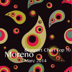 Moreno Beatport Chart Top 10 Marc 2014