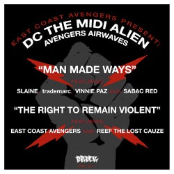 East Coast Avengers Present Dc The Midi Alien : Man Made Ways B/W The Right To Remain Violent