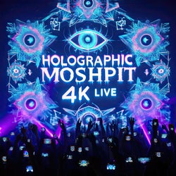 Holographic MOSHPIT 4K (ASMR LIVE)