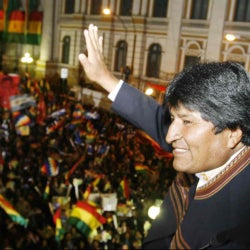 Evo Morales First Chart