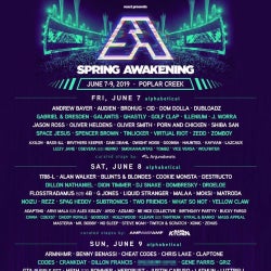 Set List - Spring Awakening Music Fest