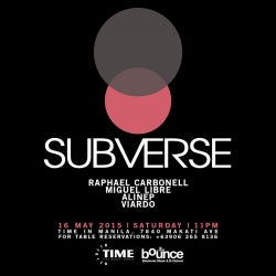 Raphael Carbonell's SUBVERSE 5/16 CHART