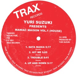 YURI SUZUKI PRESENTS MANIAC MAISON VOL.1 (HOUSE)