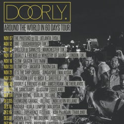 Doorly Around The World in 60 Days Tour Chart