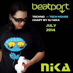 TECHNO - TECH HOUSE JULY 2014 CHART