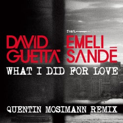Quentin Mosimann 'What I Did For Love Remix'