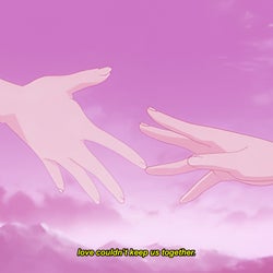 love couldn't keep us together.