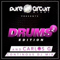 Drums Edition, and CARLOS G Continuous DJ Mix - Pure Circuit Miami Vol. 2