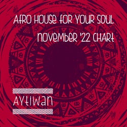 Afro House For Your Soul Nov. '22 Chart