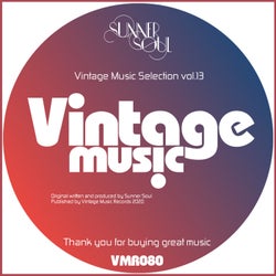 SUNNER SOUL PRESENTS VINTAGE MUSIC SELECTION VOL 13